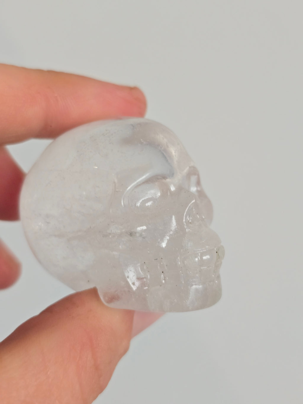 Clear Quartz skull